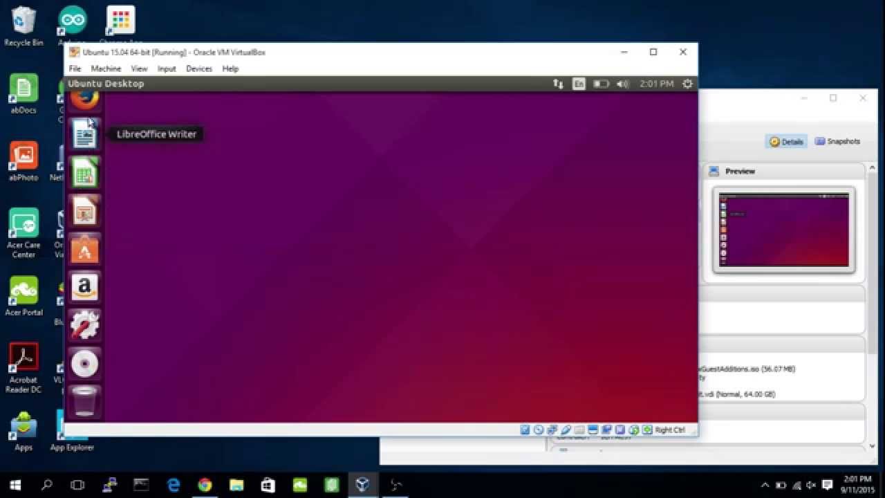 Virtualbox guest additions ubuntu 16.04